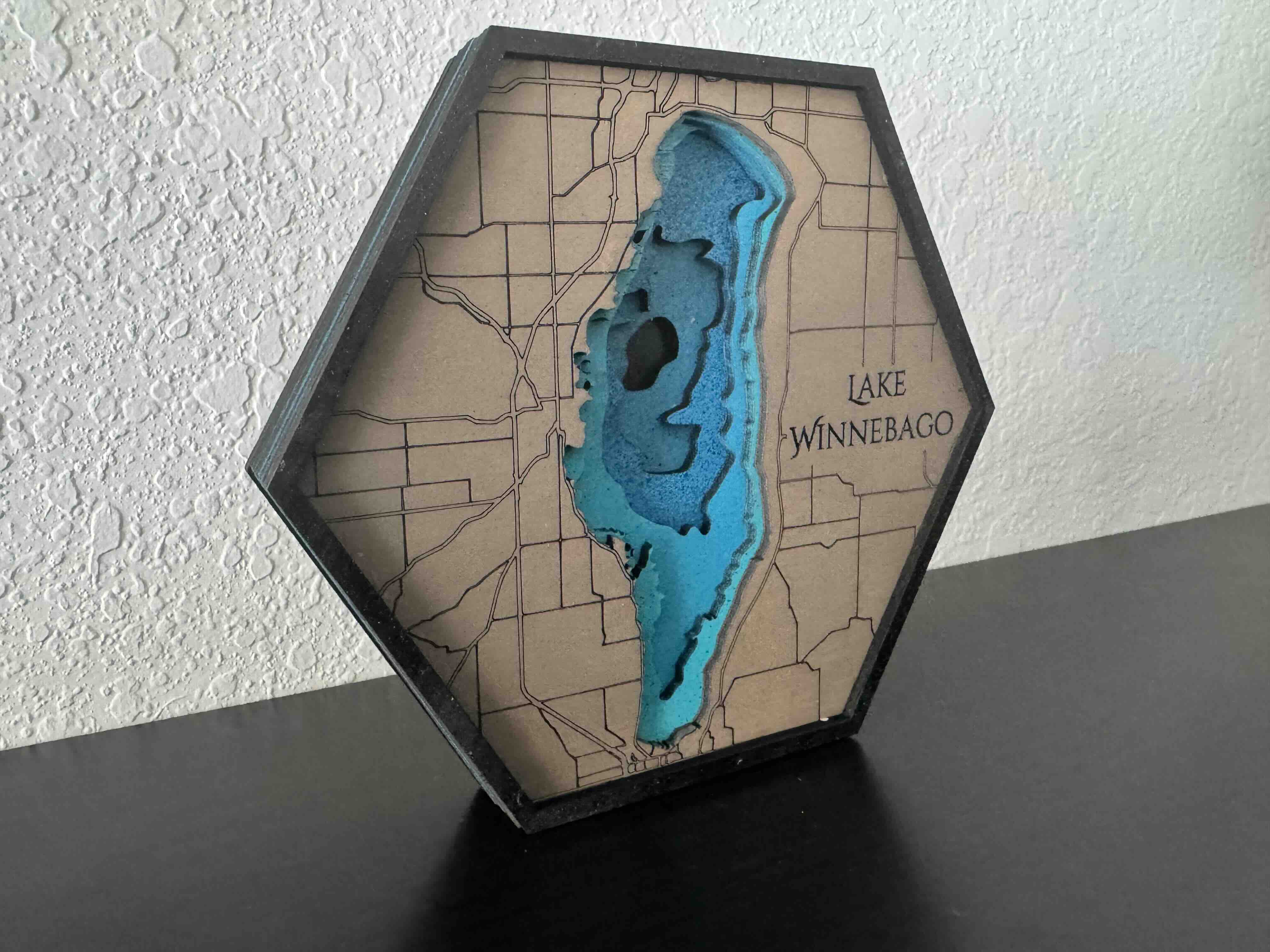 Lake Winnebago tabletop