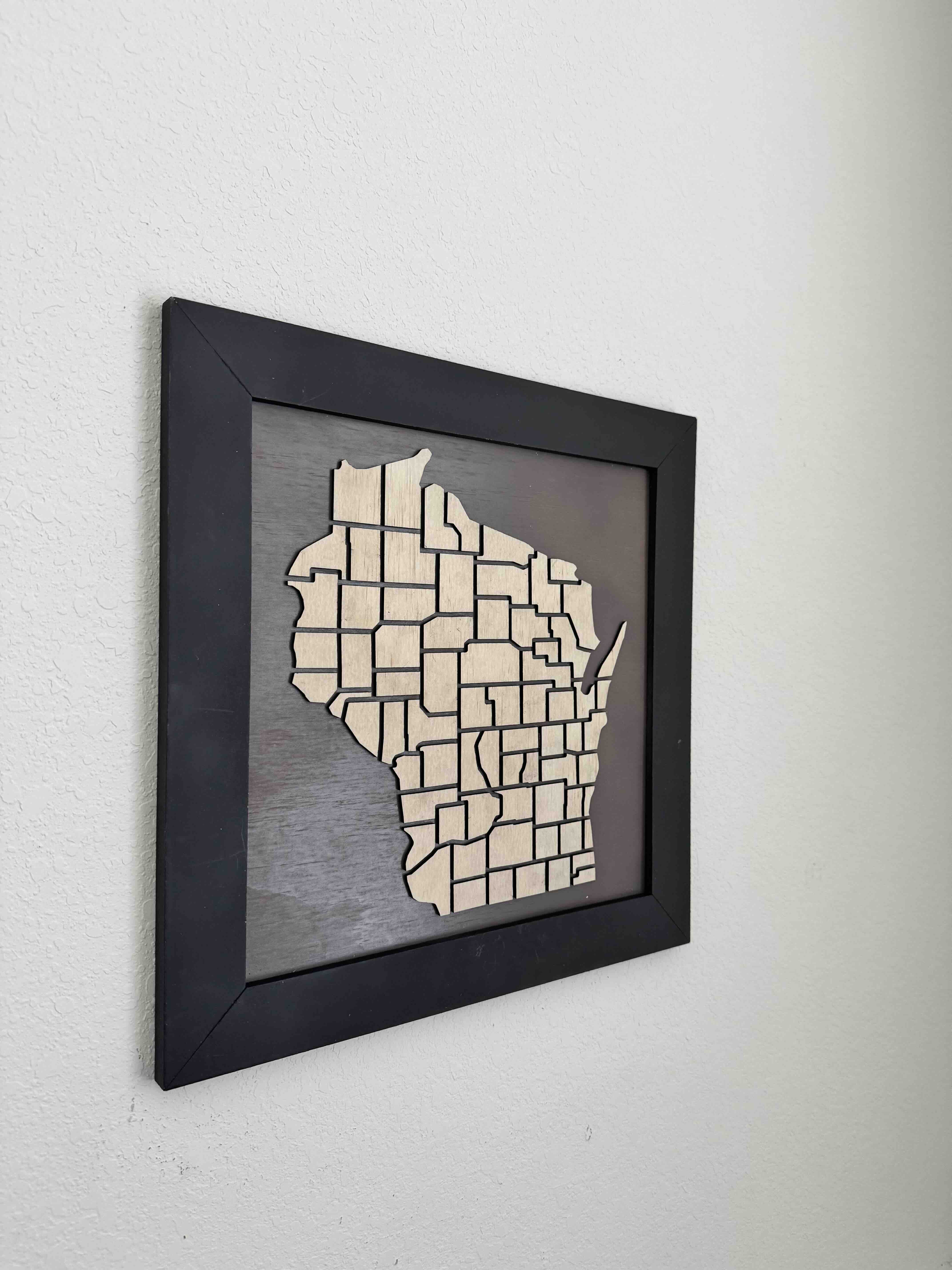 Wisconsin county map